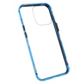 iPhone 13 Pro Magneettikotelo Panssarilasi - 9H sella - Sininen