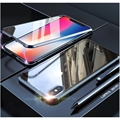 iPhone XS/X Magneettikotelo Panssarilasisella - Musta