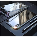 iPhone XS/X Magneettikotelo Panssarilasi - 9H sella - Musta
