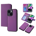 iPhone 14 Plus Detachable Magneettikotelo Panssarilasisella - Violetti