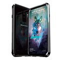 Samsung Galaxy S9+ Magneettinen Kotelo Karkaistulla Lasisella Takapaneelilla