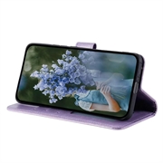 Samsung Galaxy S23 5G Mandala Series Lompakkokotelo - Violetti