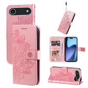 iPhone 17 Air Mandala Series Lompakkokotelo - Pinkki