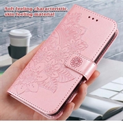 iPhone 17 Air Mandala Series Lompakkokotelo - Pinkki