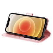 iPhone 17 Pro Max Mandala Series Lompakkokotelo - Pinkki