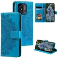 Mandala Sarja Xiaomi Redmi 12C Lompakkokotelo - Sininen