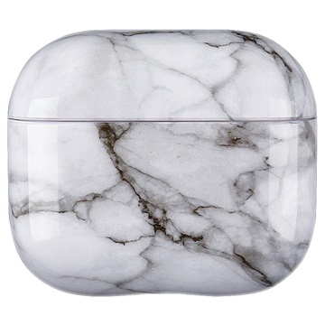 Marble Pattern AirPods 3 Kotelo - Valkoinen