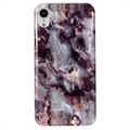 iPhone XR Marble Pattern TPU-Suojakotelo