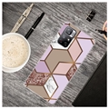 Xiaomi Redmi Note 11 Pro/Note 11 Pro 5G Marble Pattern TPU-Suojakotelo - Ruskea / Pinkki