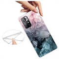 Xiaomi Redmi Note 11 Pro/Note 11 Pro 5G Marble Pattern TPU-Suojakotelo - Harmaa / Pinkki