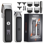 Maxgroom ZC-F608 hiustenleikkuri- ja trimmerisetti - musta