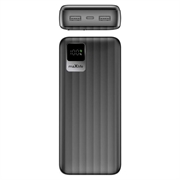 Maxlife MXPB-07 kaksois-USB-varavirtalähde 20000mAh - musta