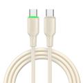 Mcdodo Alpha -sarjan silikoninen USB-C-kaapeli 65W – 1.2m – beige
