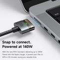 Mcdodo CA-207 140W USB-C ja MagSafe 3 -latauskaapeli - 2m - musta