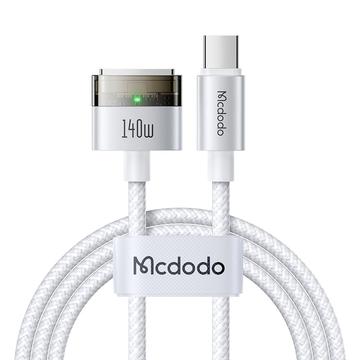 Mcdodo CA-207 140W USB-C MagSafe 3 -latauskaapeli - 2m - Valkoinen
