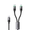 Mcdodo CA-6700 2-in-1 pikalatauskaapeli - USB-C, Lightning - 1.5m