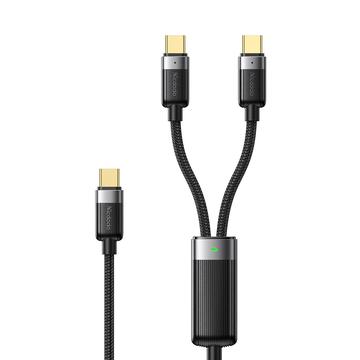 Mcdodo CA-6780 2-in-1 punottu USB-C latauskaapeli - 1.5m