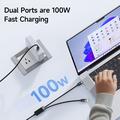 Mcdodo CA-6780 2-in-1 punottu USB-C latauskaapeli - 1.5m