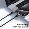 Mcdodo CA-6780 2-in-1 punottu USB-C latauskaapeli - 1.5m