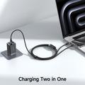 Mcdodo CA-6780 2-in-1 punottu USB-C latauskaapeli - 1.5m