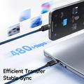 Mcdodo CA-6780 2-in-1 punottu USB-C latauskaapeli - 1.5m