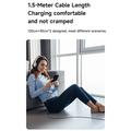 Mcdodo CA-6780 2-in-1 punottu USB-C latauskaapeli - 1.5m