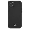 Mercedes-Benz Silicone Line iPhone 13 Mini Suojakotelo - Musta