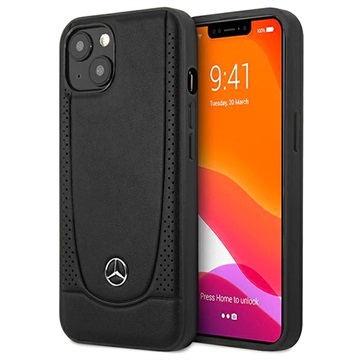 Mercedes-Benz Urban Line iPhone 13 Mini Nahkakotelo - Musta