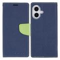 iPhone 16 Mercury Goospery Fancy Diary Lompakkokotelo