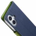 iPhone 16 Mercury Goospery Fancy Diary Lompakkokotelo - Sininen