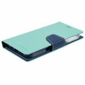 iPhone 16 Mercury Goospery Fancy Diary Lompakkokotelo - Syaani
