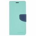 iPhone 16 Mercury Goospery Fancy Diary Lompakkokotelo - Syaani