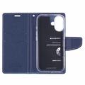 iPhone 16 Mercury Goospery Fancy Diary Lompakkokotelo - Violetti