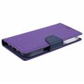 iPhone 16 Mercury Goospery Fancy Diary Lompakkokotelo - Violetti