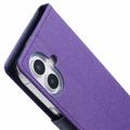 iPhone 16 Mercury Goospery Fancy Diary Lompakkokotelo - Violetti