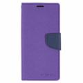 iPhone 16 Mercury Goospery Fancy Diary Lompakkokotelo - Violetti