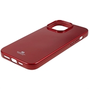 iPhone 15 Pro Max Mercury Goospery Glitter TPU Suojakuori - Punainen