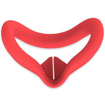 Meta Quest 3S VR kasvojen käyttöliittymän silikonikotelo - punainen