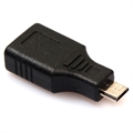 MicroUSB / USB 2.0 OTG -sovitin - Musta