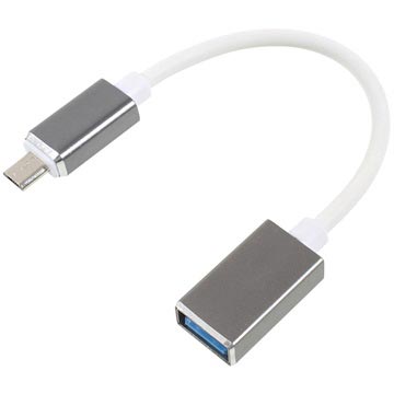 Goobay Hi-Speed MicroUSB/USB 2.0 OTG Kaapeli Sovitin - Musta