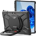 Microsoft Surface Go/Go 2/Go 3 Heavy Duty 360 -kotelo - musta