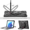 Microsoft Surface Go/Go 2/Go 3 Heavy Duty 360 -kotelo - musta