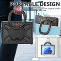 Microsoft Surface Go/Go 2/Go 3 Heavy Duty 360 -kotelo - musta