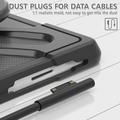 Microsoft Surface Go/Go 2/Go 3 Heavy Duty 360 -kotelo - musta