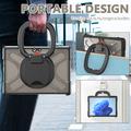 Microsoft Surface Go/Go 2/Go 3 Heavy Duty 360 -kotelo - Läpikuultava musta