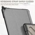 Microsoft Surface Go/Go 2/Go 3 Heavy Duty 360 -kotelo - Läpikuultava musta