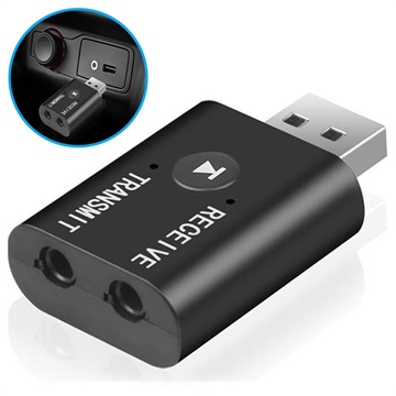 Mini Bluetooth Äänilähetin / Vastaanotin YET-TR6 - USB-A, 3.5 mm