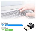 Mini Dual Band Langaton USB-sovitin - 1200Mb/s