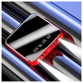 Mini Nopea Varavirtalähde 10000mAh - 2x USB - Punainen