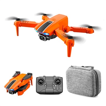 Mini Taitettava Lennokki 4K-Kameralla & Kaukosäätimellä S65 - Oranssi